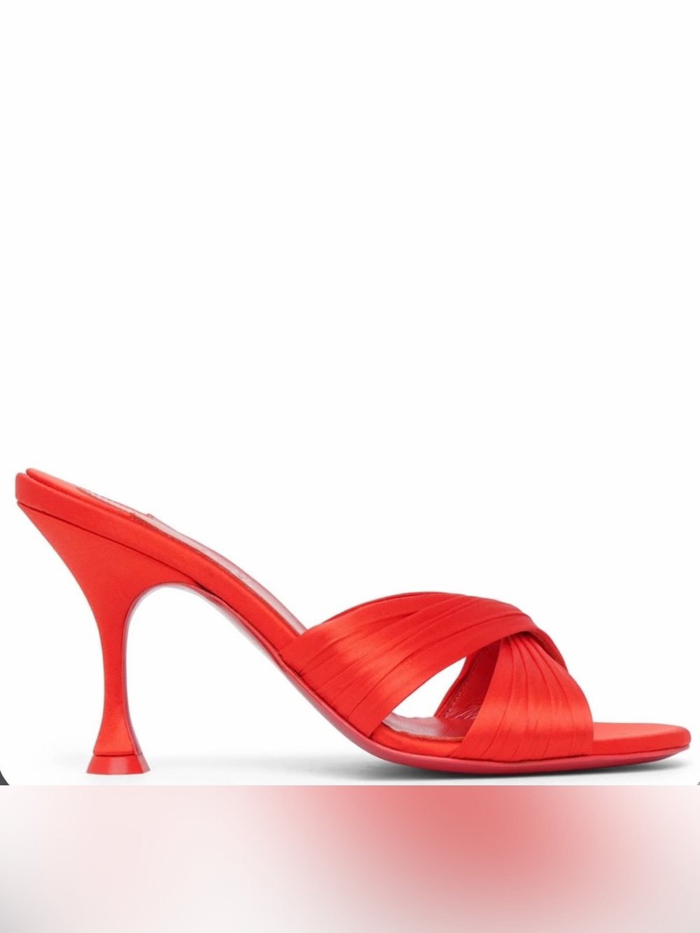 Christian Louboutin Nicol is back 85mm satin heels RETAIL 995 - Picture 2 of 9